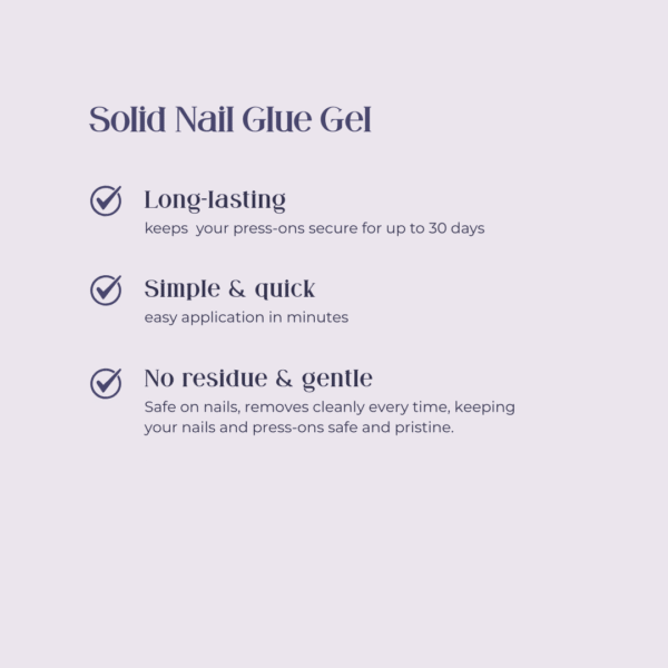 Solid Nail Glue Gel - Image 2